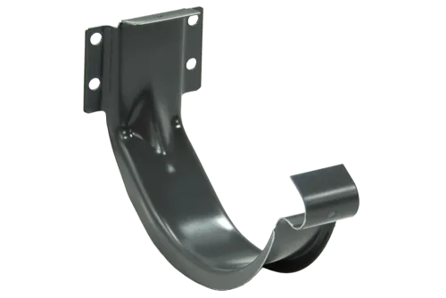 Карнизный крючок короткий 125 мм металл Optima (мокрый асфальт 7024)