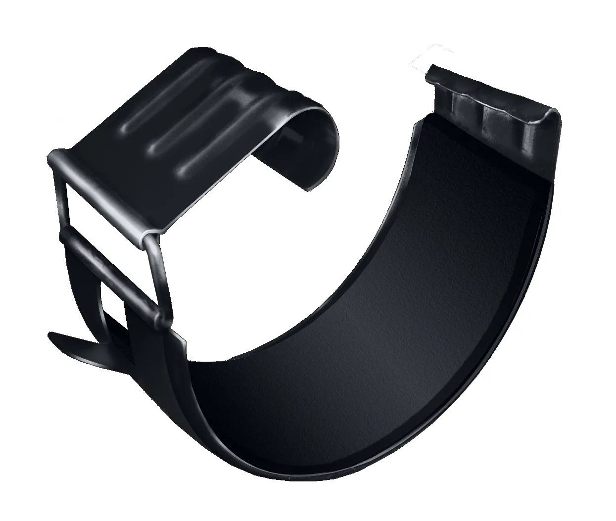 Соединитель желоба GRAND LINE PE металл RAL 7024 графитовый 150 мм