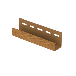 J-профиль для сайдинга U-PLAST Timberblock пихта кавказская 3050 мм