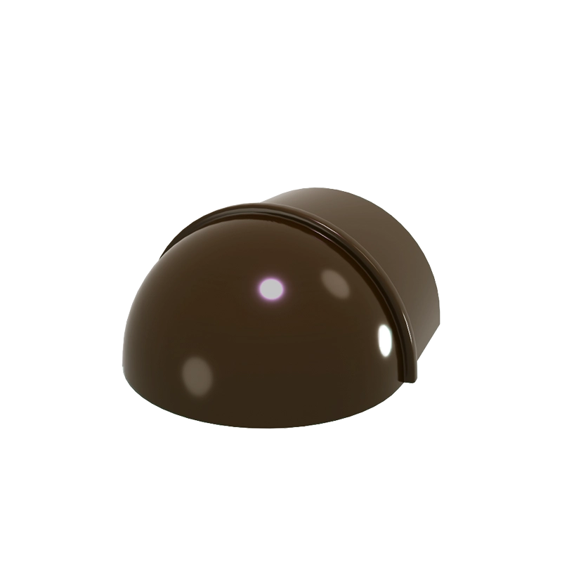 Заглушка сферическая 125/90 ДАМИР (8017 шоколад, 0,45, 250)