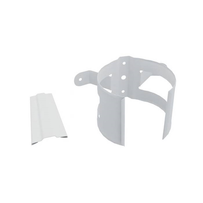 Кронштейн трубы на дерево GRAND LINE PE металл RAL 9003 сигнально белый 100 мм