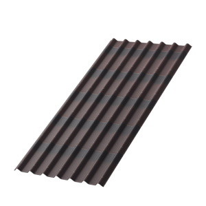 Лист Ондулин Черепица 950х1950мм (коричневый)