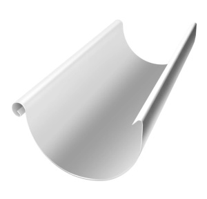 Желоб водосточный металл Optima (белый) 125 мм L=3000 мм