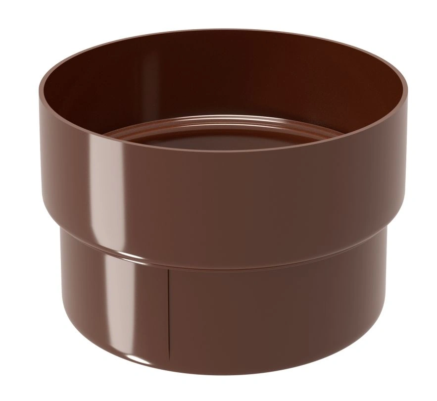 Муфта соединительная ПВХ Grand Line (шоколадный) 87 мм.