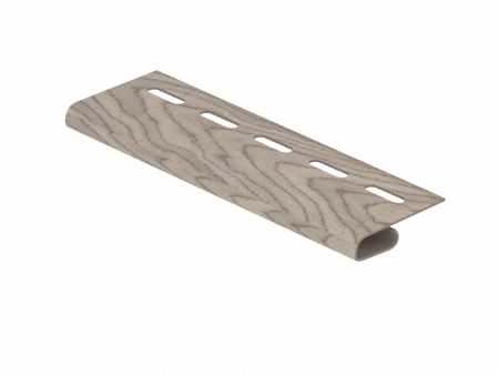 Планка финишная для сайдинга U-PLAST Timberblock пихта сахалинская 3050 мм