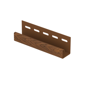 J-профиль для сайдинга U-PLAST Timberblock пихта камчатская 3050 мм