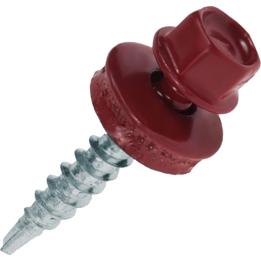 Саморез кровельный 4,8х29мм RAL3005 красное вино