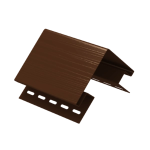 Угол внешний для сайдинга U-PLAST Корабельный брус коричневый 3050 мм