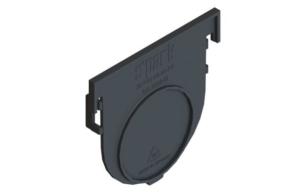 Заглушка глухая для лотков, Polymax S'park 1 DN70, 6822-М