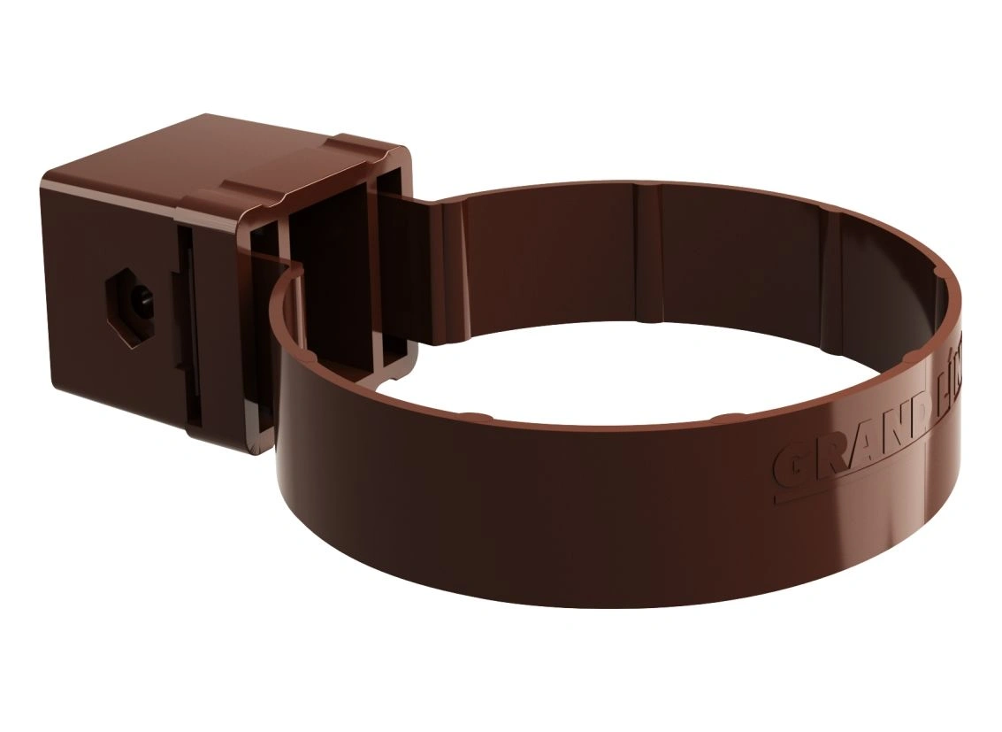 Хомут трубы ПВХ Kliker Grand Line (шоколадный) 87 мм.