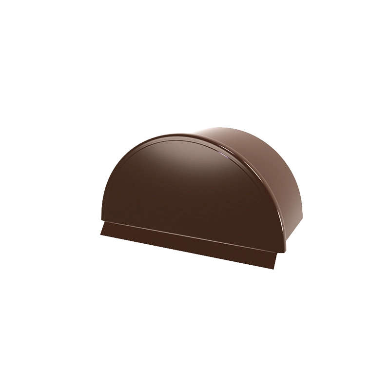 Заглушка прямая ДАМИР (0,45, 8017 шоколад в пленке)