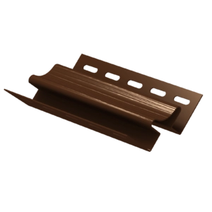 Угол внутренний для сайдинга U-PLAST Корабельный брус коричневый 3050 мм