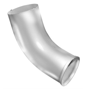 Колено стока металл Grand Line (RAL 9003 сигнально белый) 100 мм