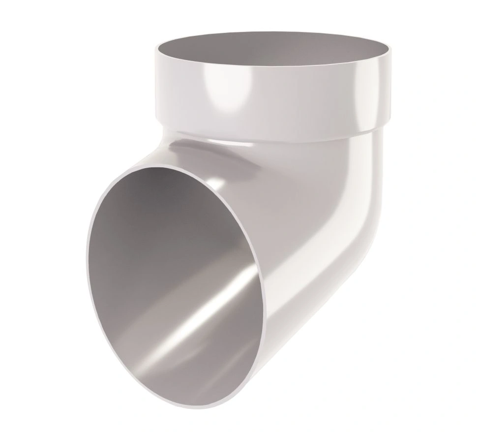 Колено сливное ПВХ Grand Line (белый) 87 мм.