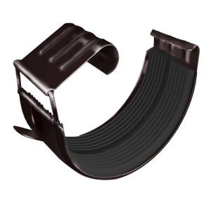 Соединитель желоба металл Optima (коричневый) 125 мм