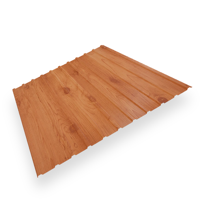 Профнастил  С-10 (Р) золотой орех 3Д