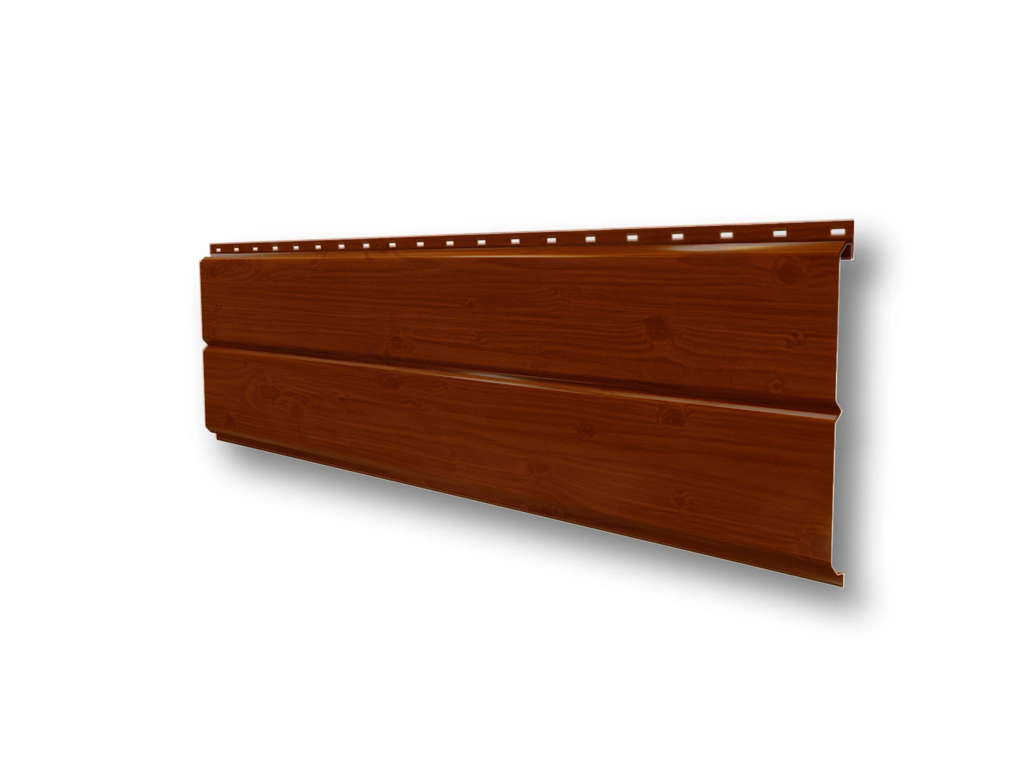 Сайдинг металлический "Евробрус" 255 (230) ПА, ПХ, ПЮС (0,45/античный дуб 3Д)