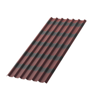 Лист Ондулин Черепица 950х1950мм (красный)