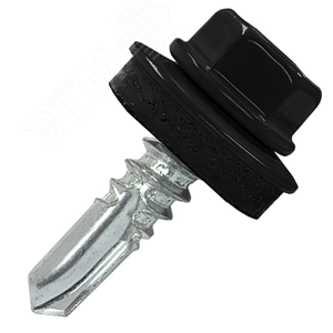 Саморез кровельный 5,5х19мм RAL9005 черный